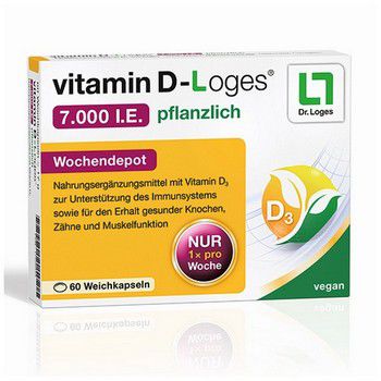 VITAMIN D-LOGES 7.000 I.E. pflanzlich Wochendepot