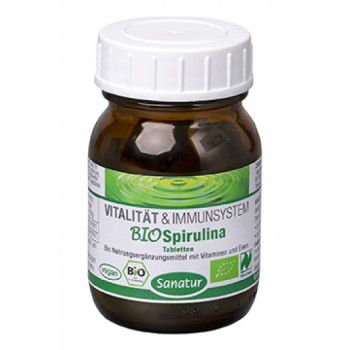 BIOSPIRULINA Mikroalgen Naturland Tabletten