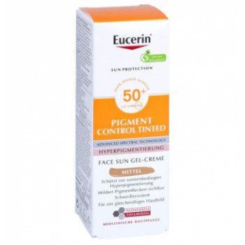 EUCERIN Sun Fluid Pigment Control LSF 50+ mittel