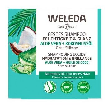 WELEDA festes Shampoo Feuchtigkeit & Glanz