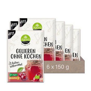 Agava Gelieren ohne Kochen